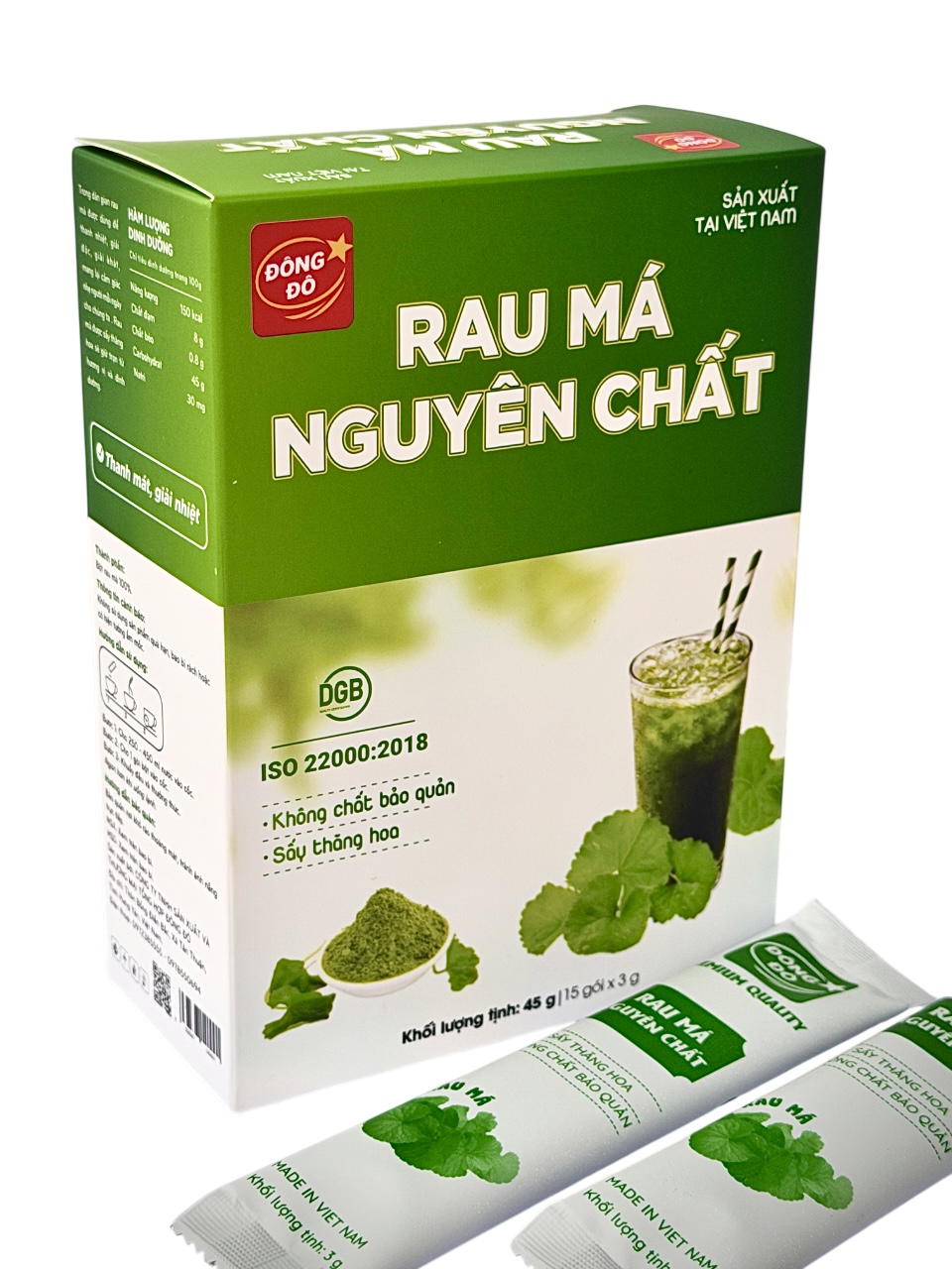 Bột rau má nguyên chất