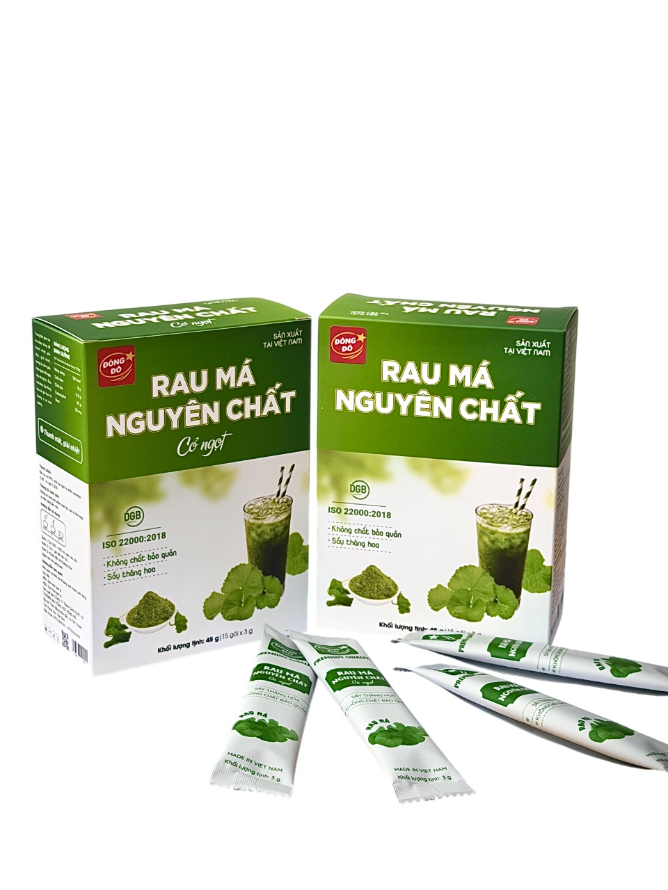 Combo - Rau Má Nguyên Chất & Rau Má Nguyên Chất Cỏ Ngọt