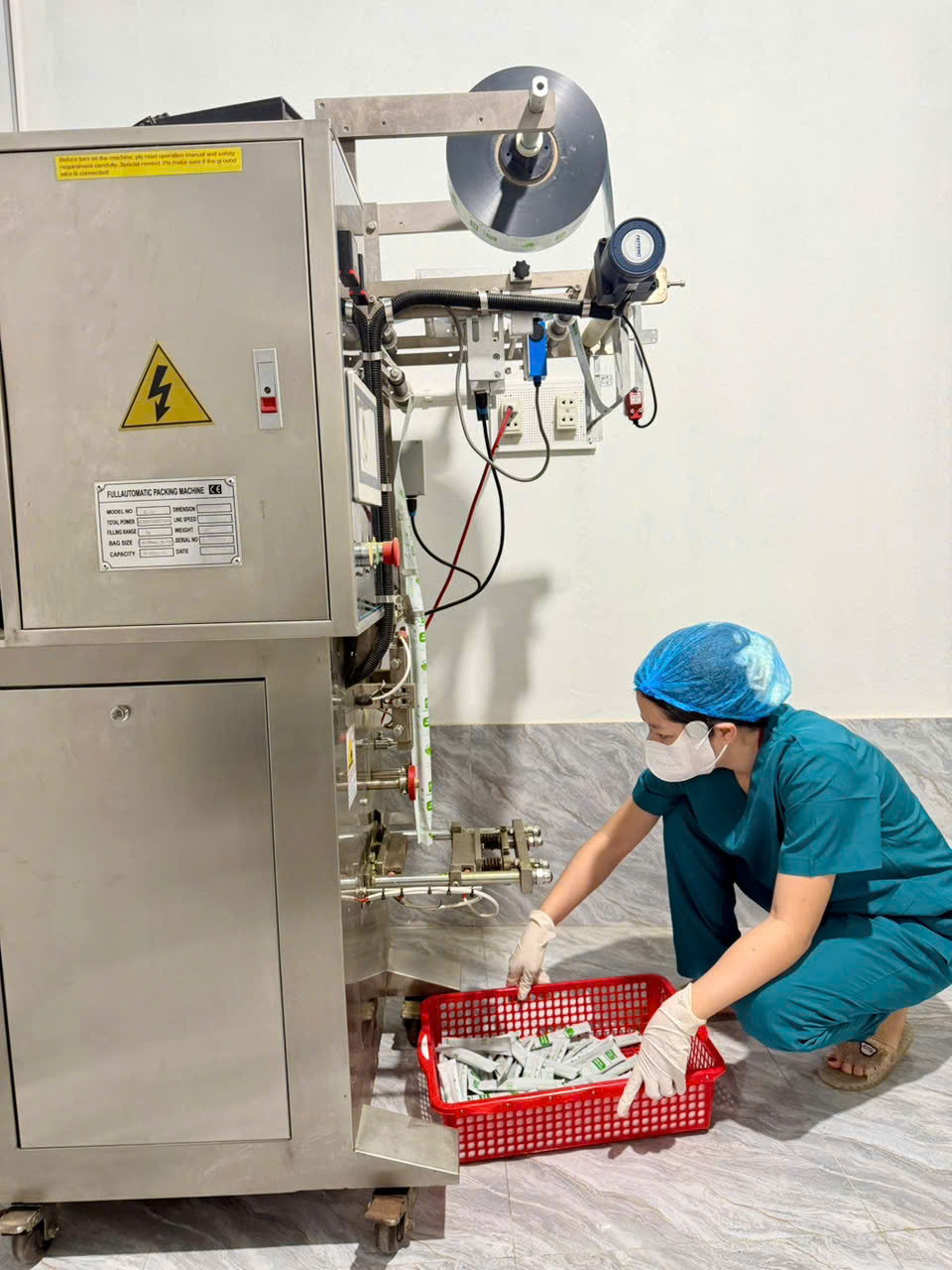 Sản xuất bột rau má